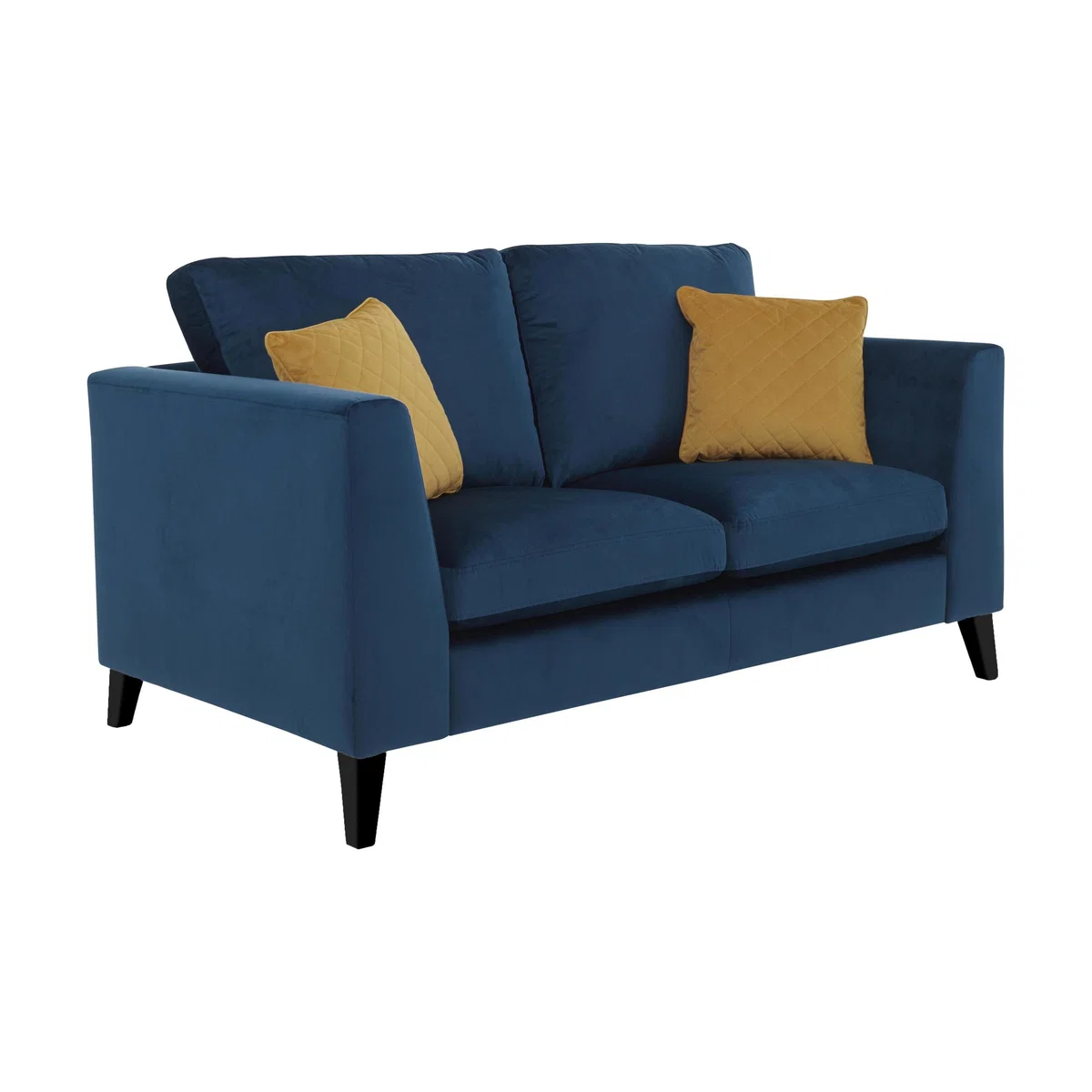 Jewels 2 Seater Fabric Sofa - Blue - By Furniture Village – image 1