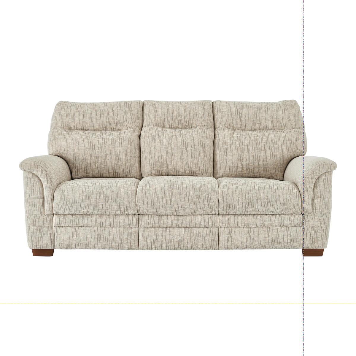 Parker Knoll - Hudson 3 Seater Fabric Power Recliner Sofa - Beige