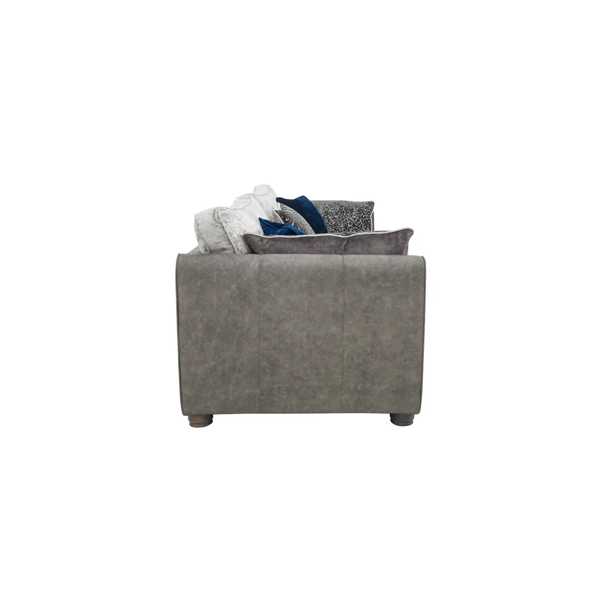 Inspiration 3 Seater Classic Back Sofa - Grey - By Furniture Village – image 2
