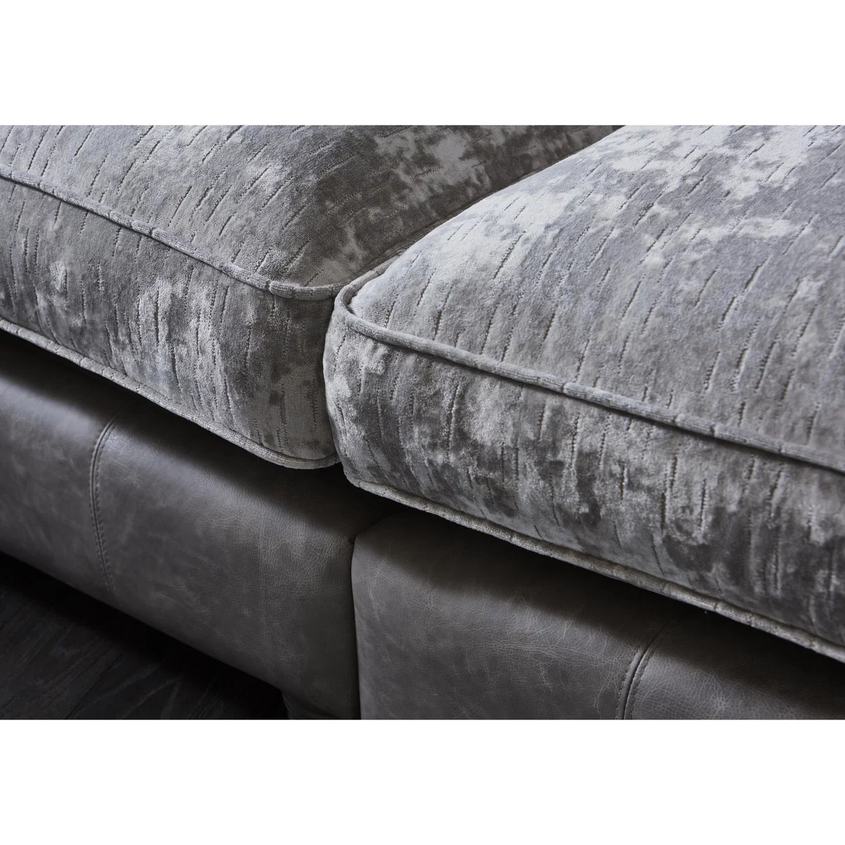 Inspiration 3 Seater Classic Back Sofa - Grey - By Furniture Village – image 4