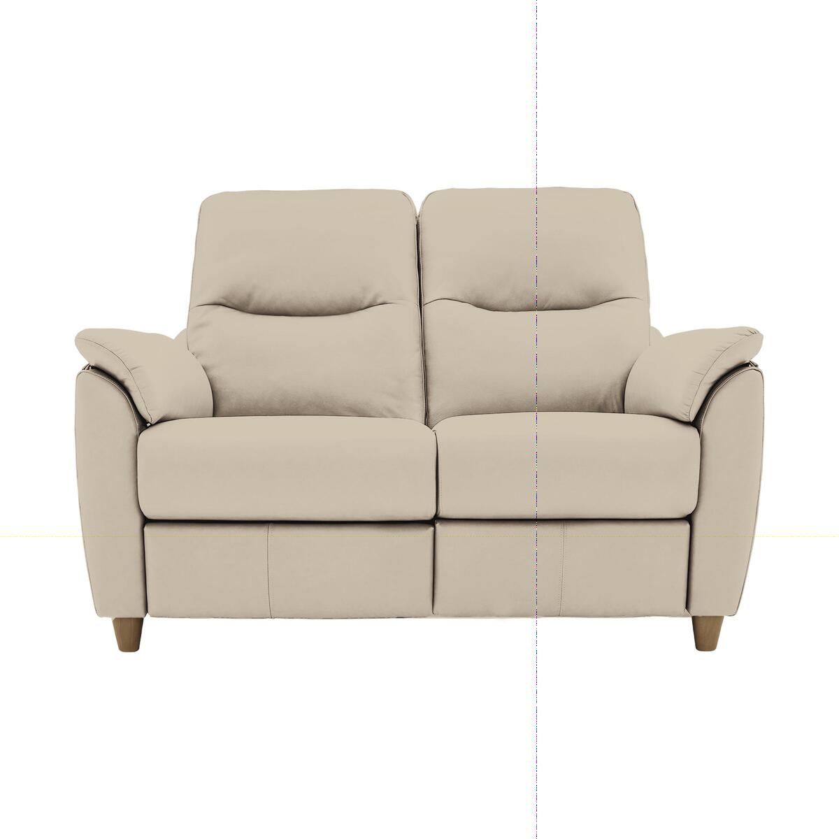 G Plan - Spencer 2 Seater Leather Power Recliner Sofa - Beige
