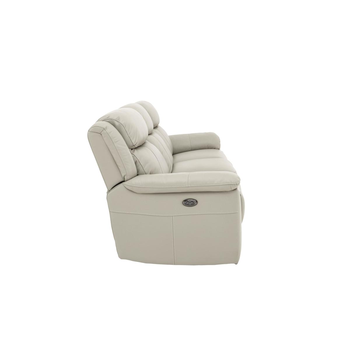 World of Leather - Bounce 3 Seater Leather Manual Recliner Sofa - Black – image 4