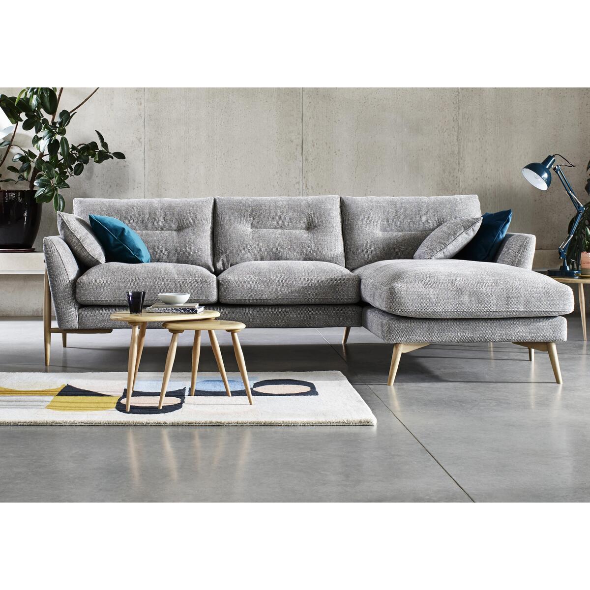 Ercol - Bellaria Right Hand Facing Chaise Sofa - Grey – image 2