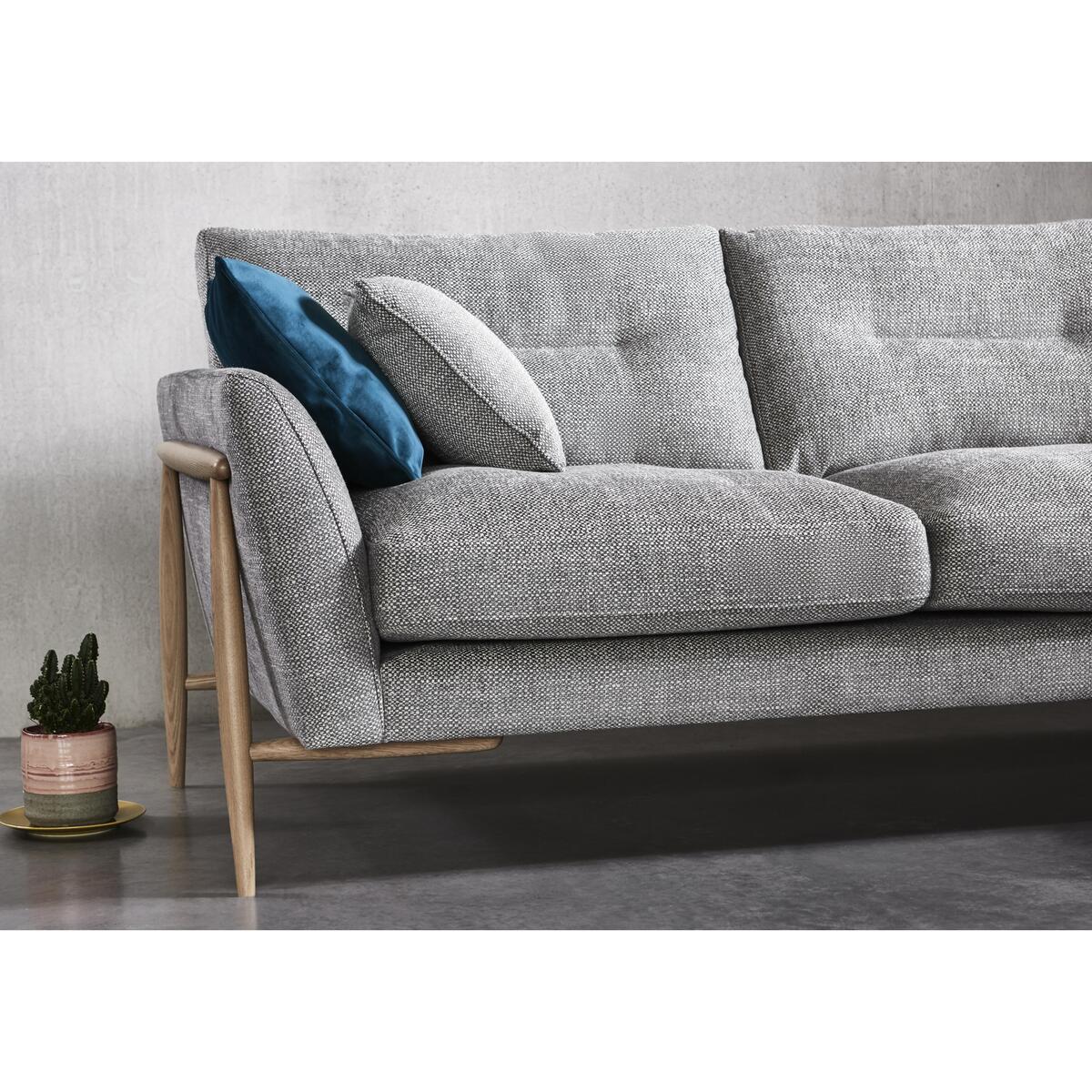 Ercol - Bellaria Right Hand Facing Chaise Sofa - Grey – image 4