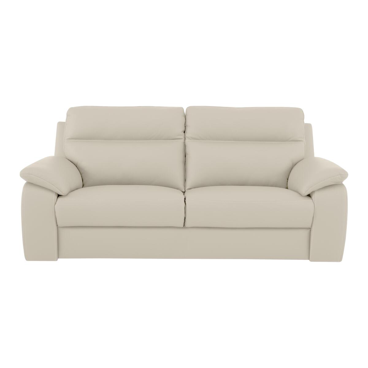 Nicoletti - Pepino 3 Seater Leather Recliner Sofa - Cream