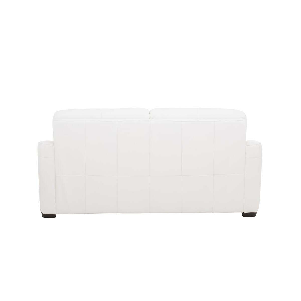 Cressida 3 Seater Leather Sofa Bed - White- World of Leather – image 4