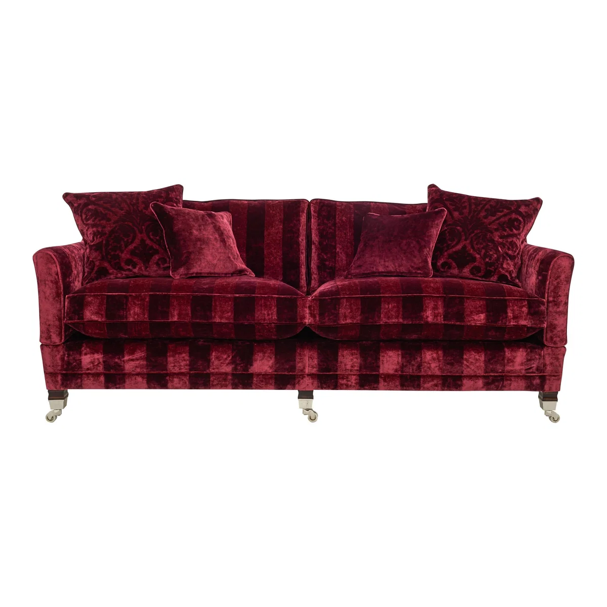 Duresta - Berkeley 4 Seater Classic Back Sofa - Red – image 2