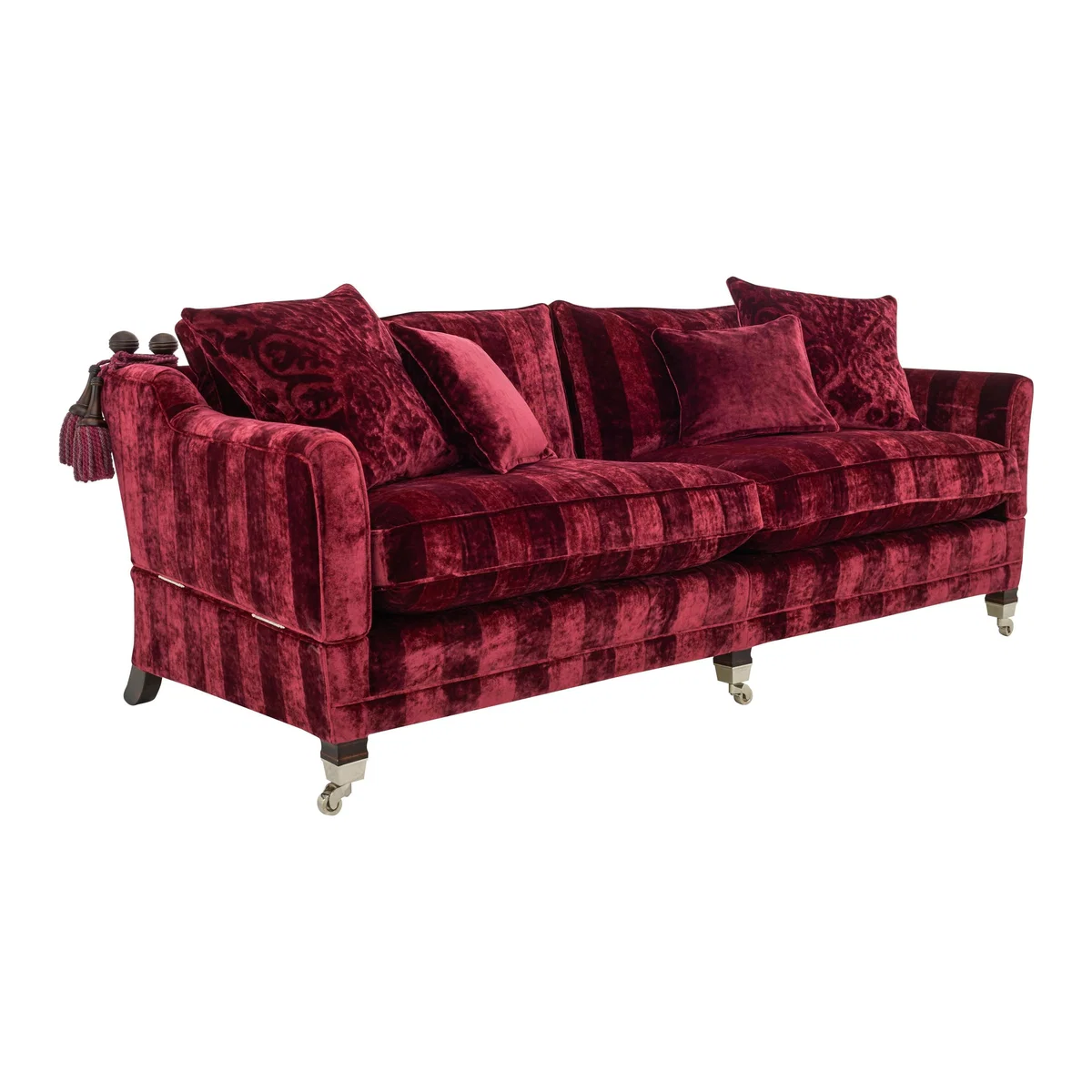 Duresta - Berkeley 4 Seater Classic Back Sofa - Red – image 1