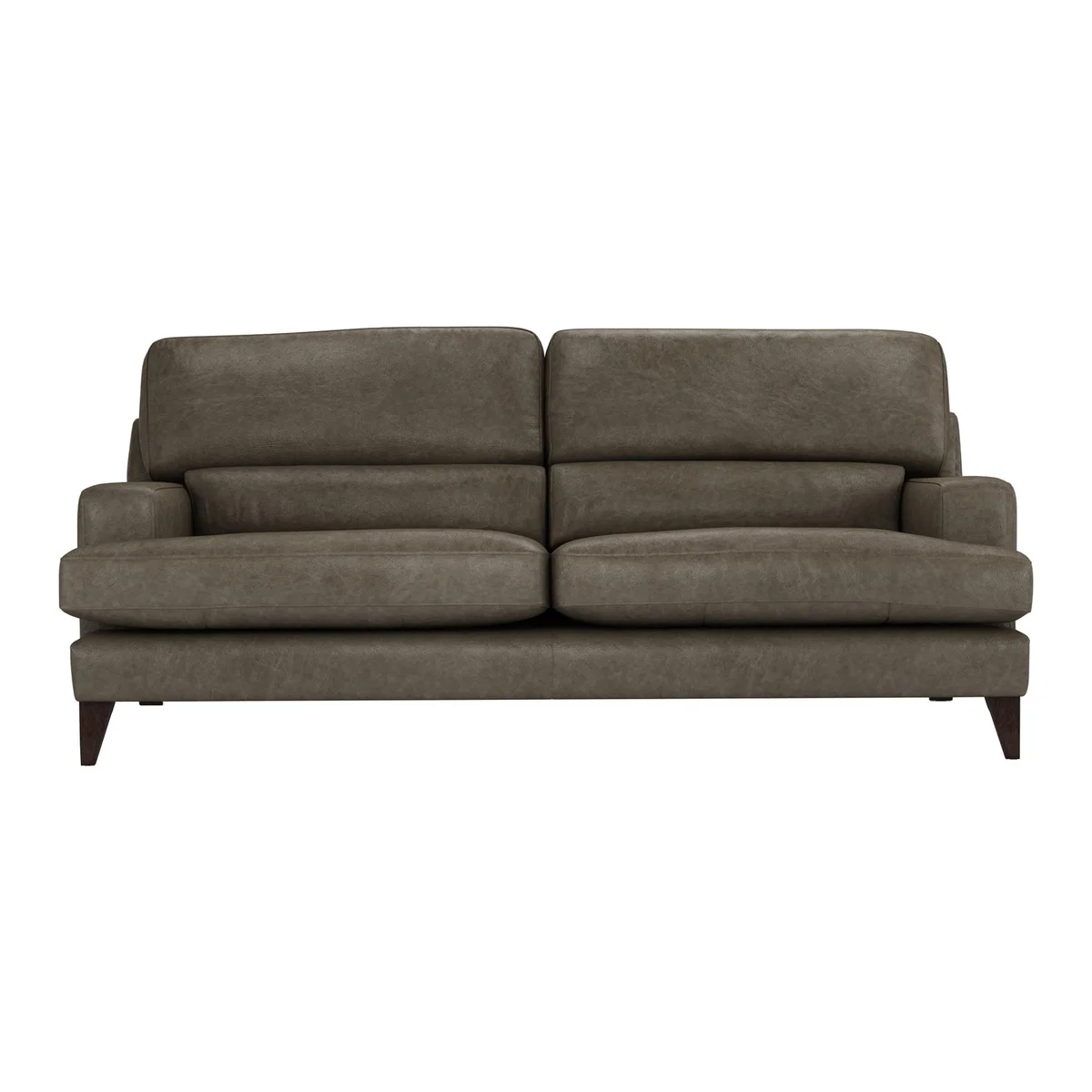 The Lounge Co. - Romilly 4 Seater Leather Sofa - Grey – image 1