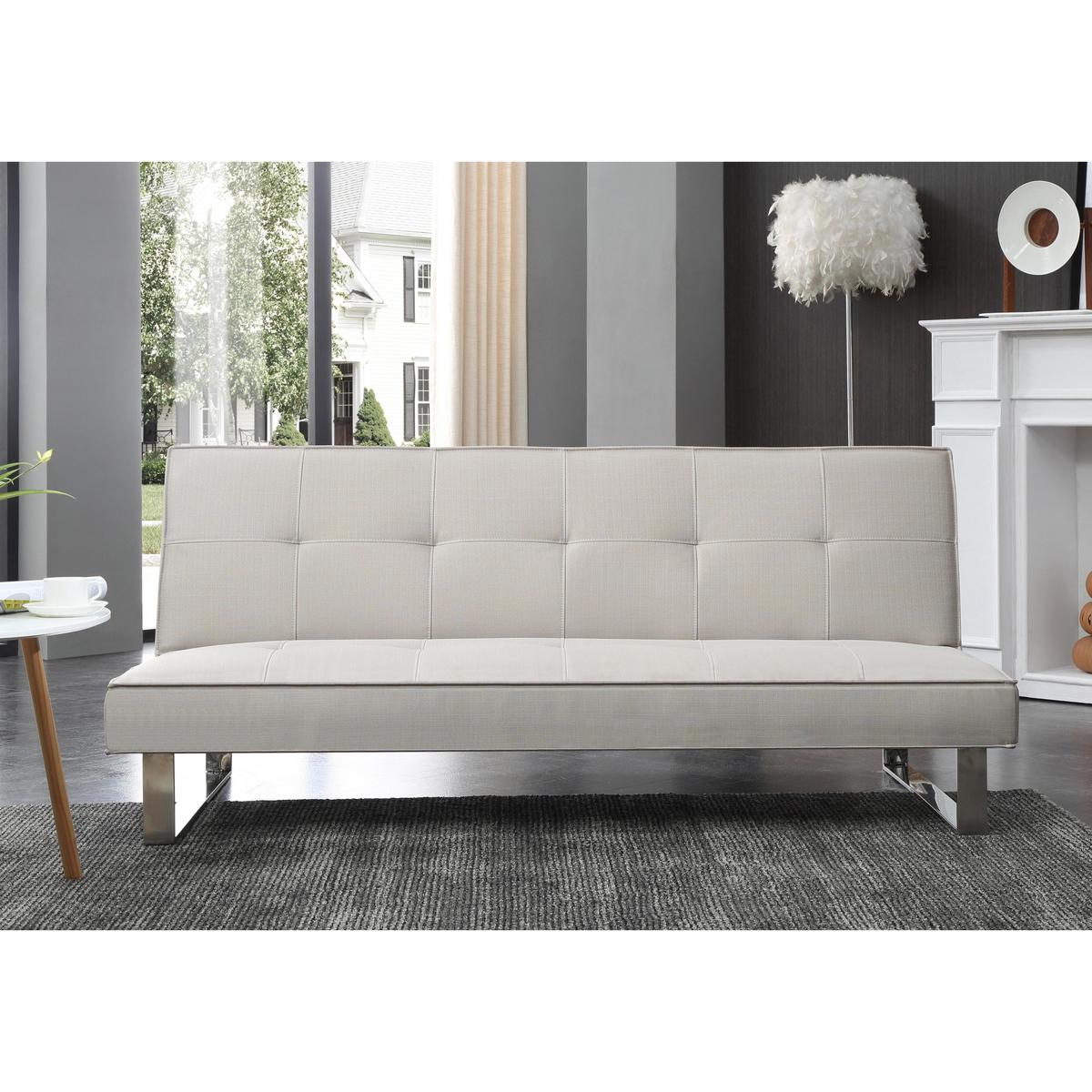 Noelle Fabric Sofa Bed - Beige - By Furniture Village – image 3