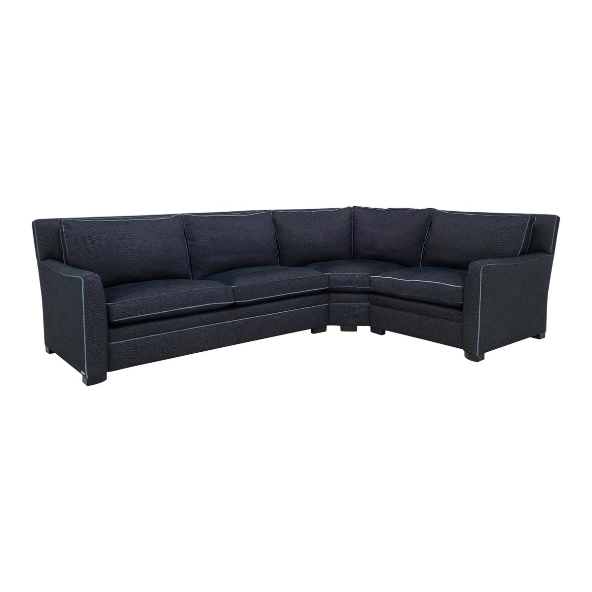 Duresta - The Prestige Collection Bayswater Fabric Corner Sofa - Blue – image 1
