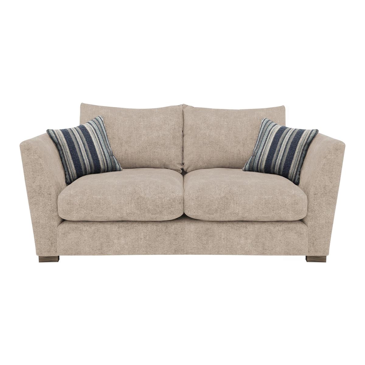 Nautical 2 Seater Classic Back Sofa - Cream - By Furniture Village