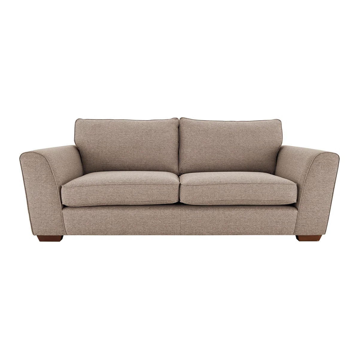High Street Oxford Street 4 Seater Fabric Sofa - Beige - By Furniture Village – image 1