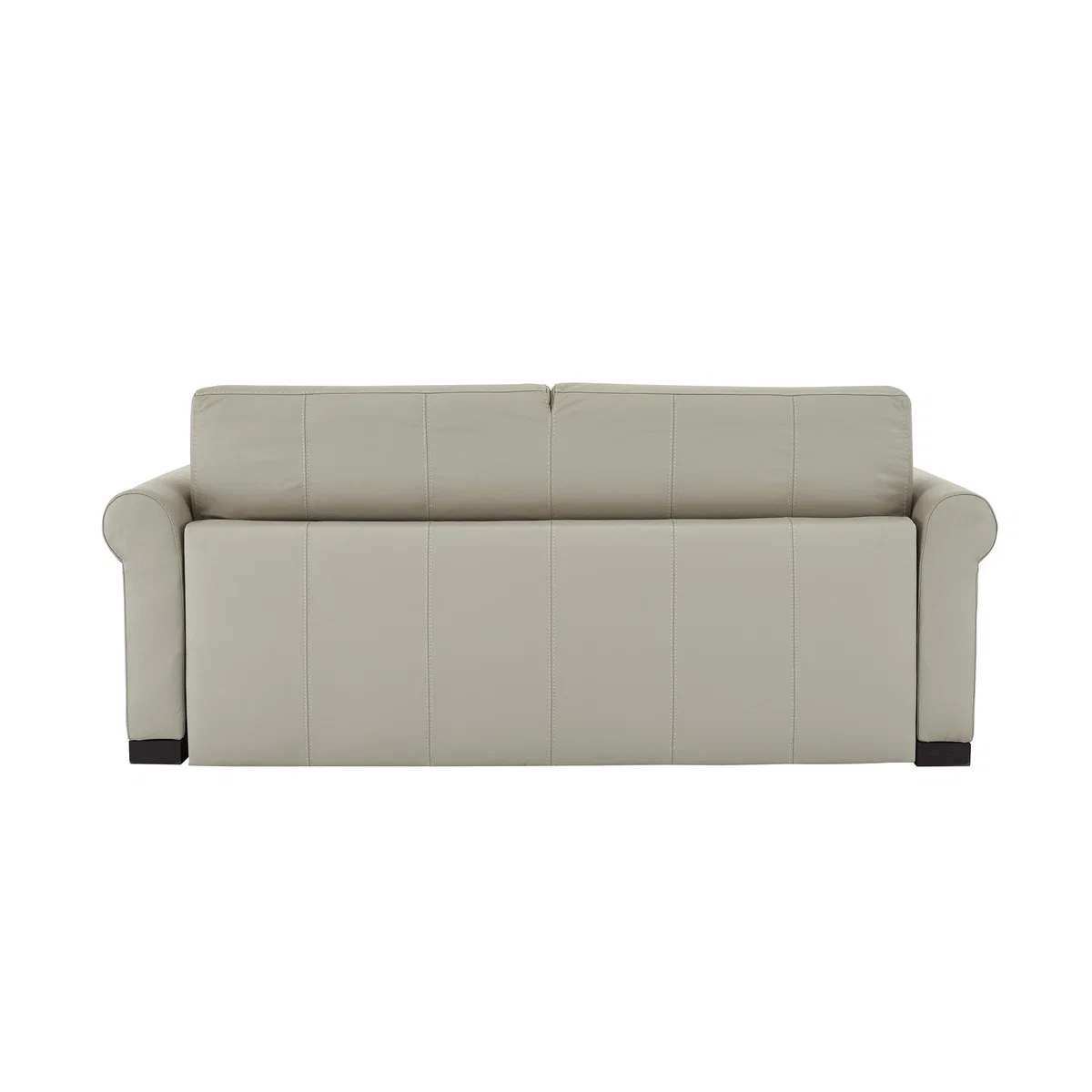 Nicoletti - Alcova 3 Seater Leather Sofa Bed with Scroll Arms - Beige – image 7