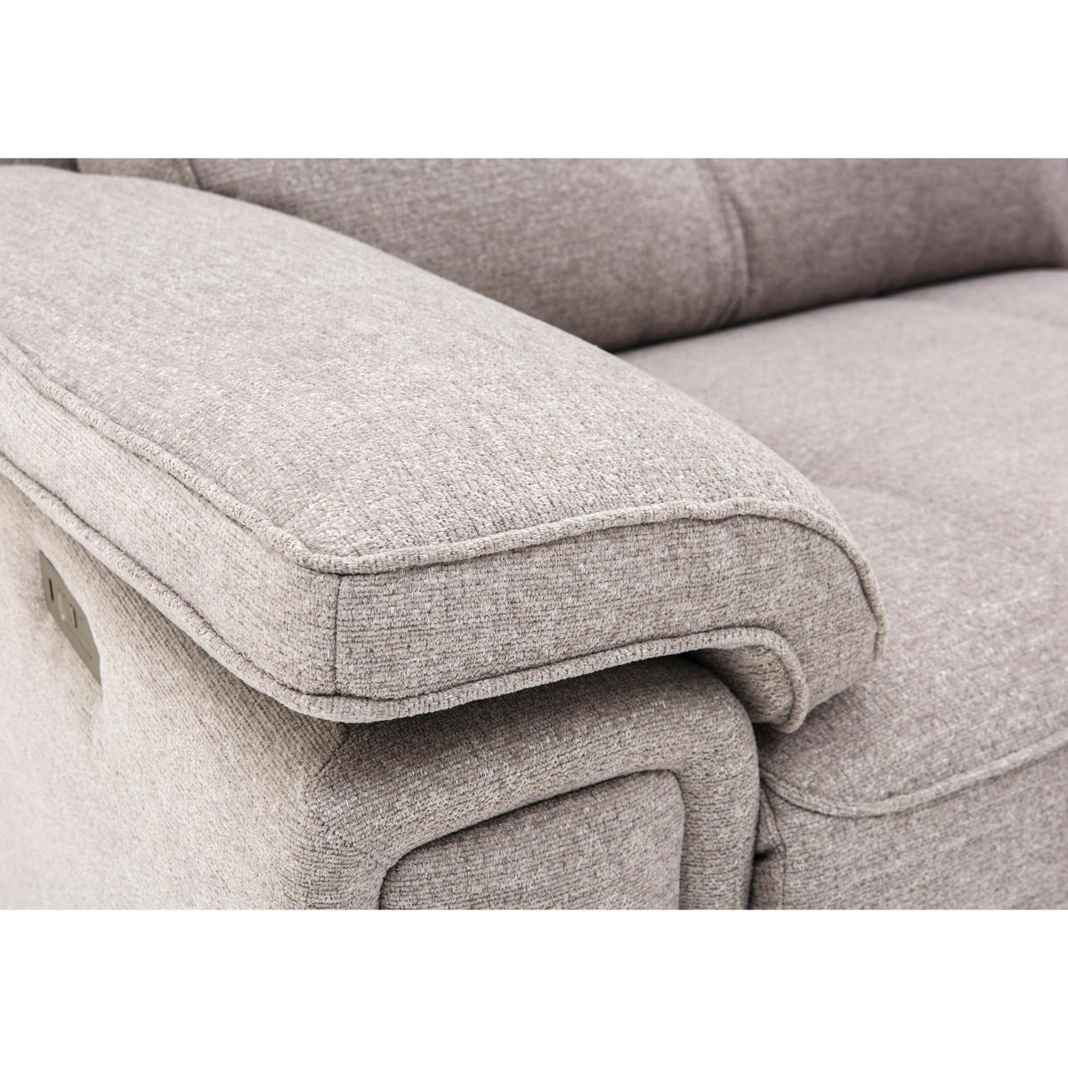 G Plan - Hannington 3 Seater Fabric Manual Recliner Sofa - Grey – image 3