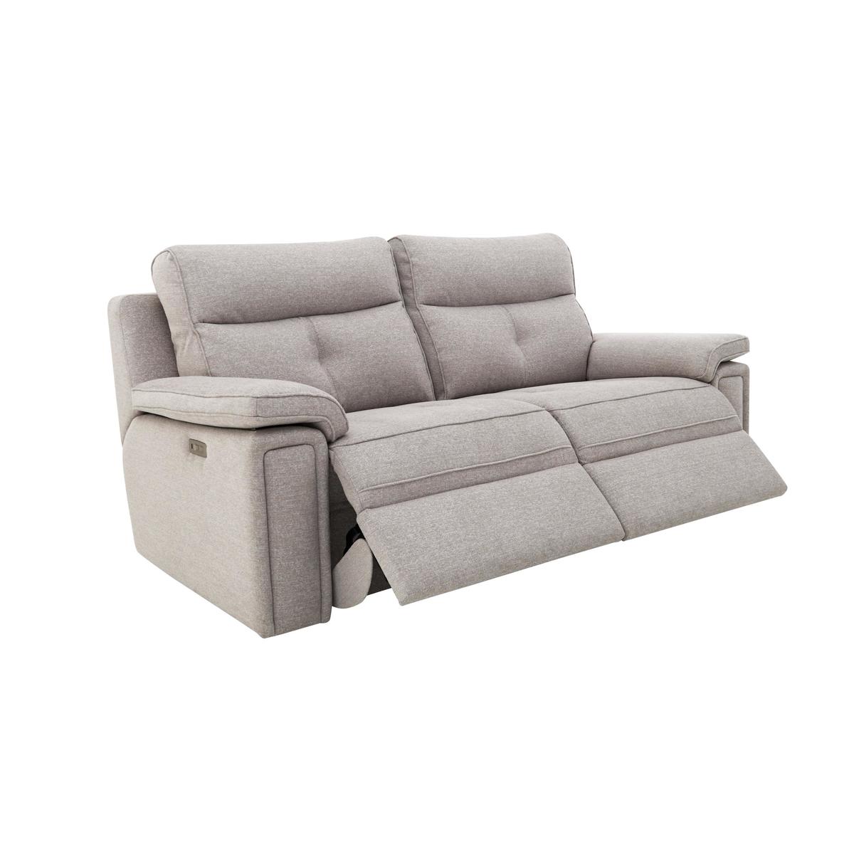 G Plan - Hannington 3 Seater Fabric Manual Recliner Sofa - Grey – image 4