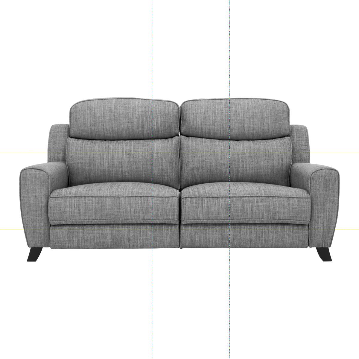 Comfort Story - Title 3 Seater Fabric Power Recliner Sofa - Grey