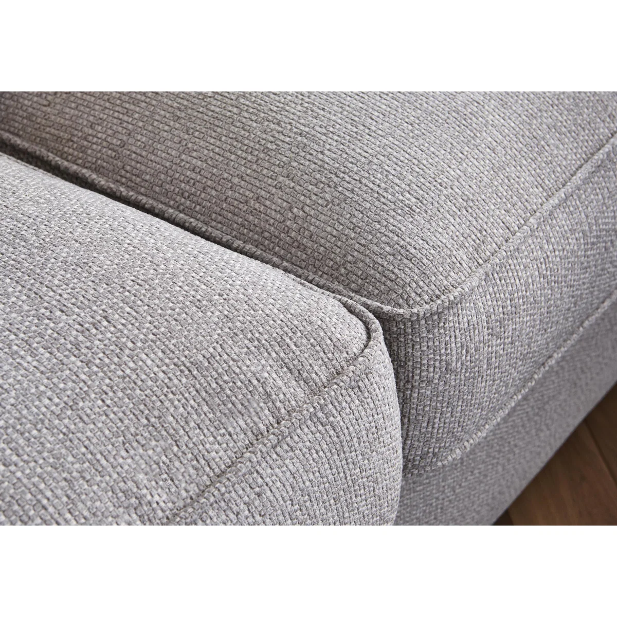 Comfi Fabric Classic Back Corner Sofa with Chaise End Sofa Bed - Grey - By Furniture Village – image 7