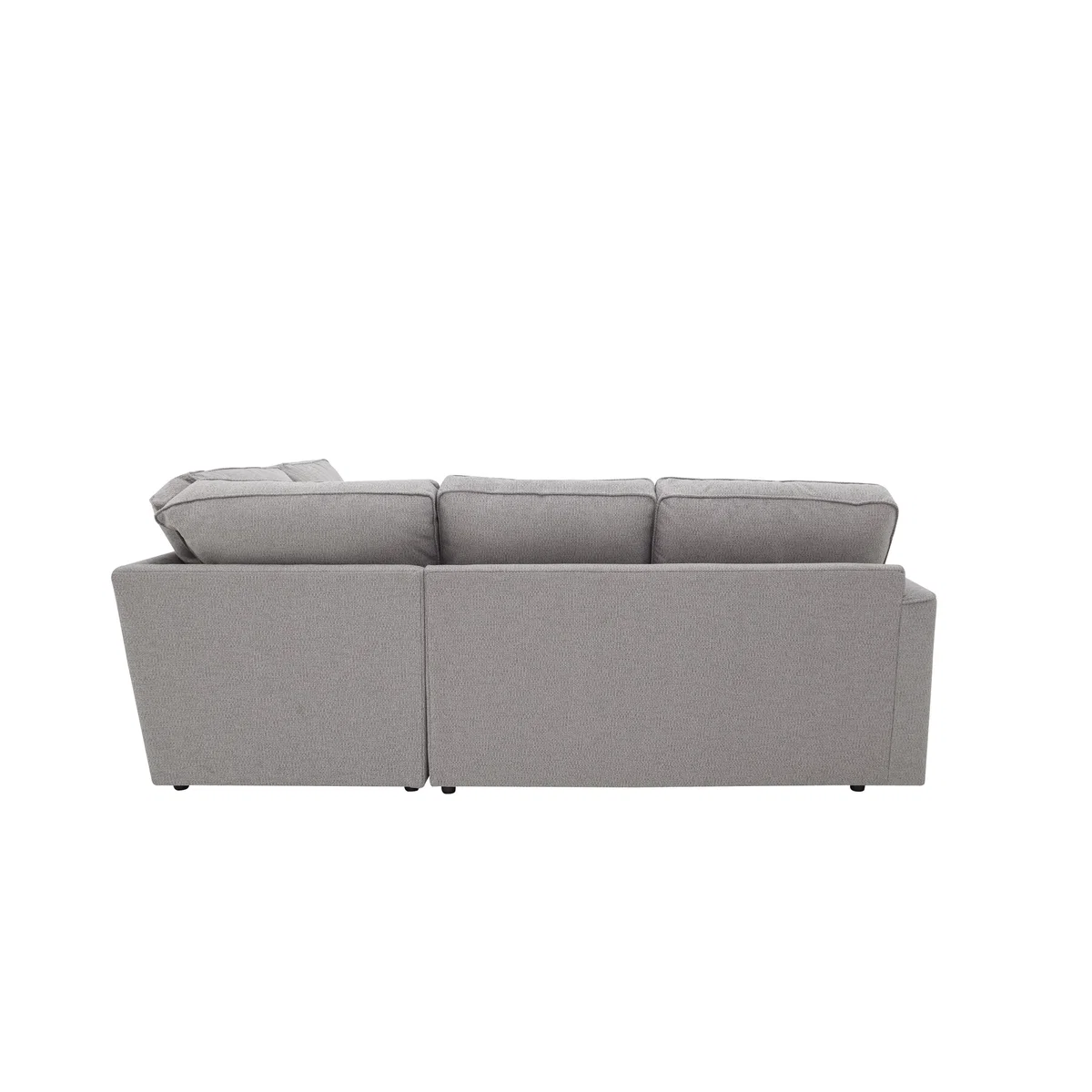 Comfi Fabric Classic Back Corner Sofa with Chaise End Sofa Bed - Grey - By Furniture Village – image 10