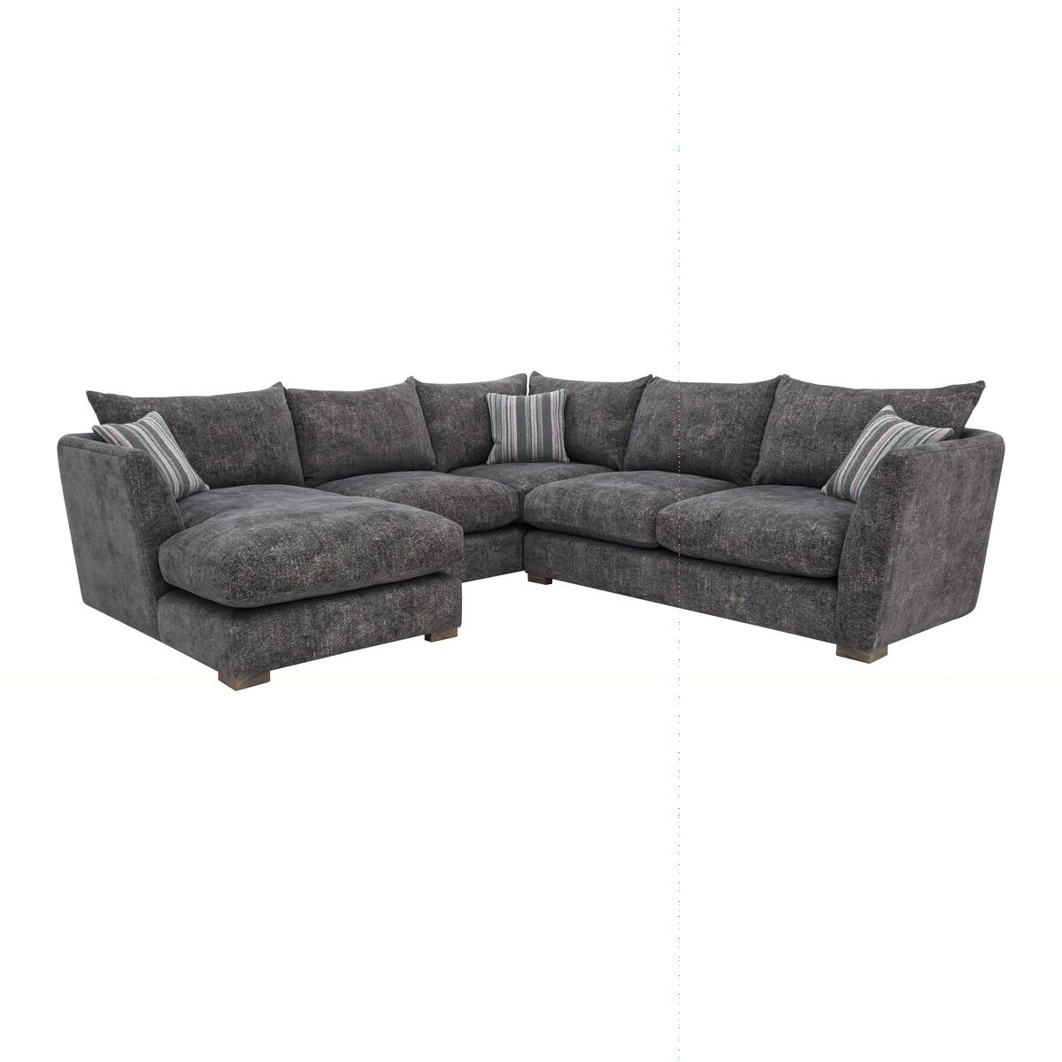 Nautical Large Classic Back Chaise Corner Sofa