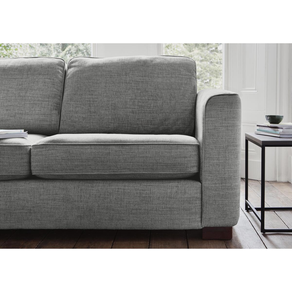 Elora 3 Seater Fabric Sofa - Grey – image 2