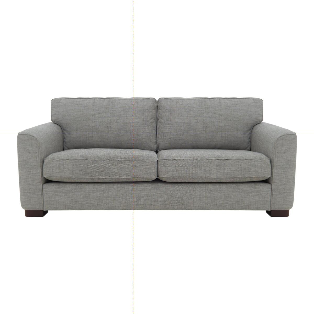 Elora 3 Seater Fabric Sofa - Grey – image 1