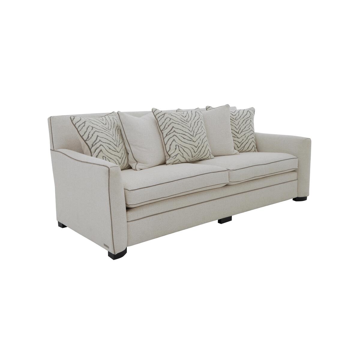 Duresta - The Prestige Collection Bayswater 4 Seater Fabric Pillow Back Sofa - Silver – image 5
