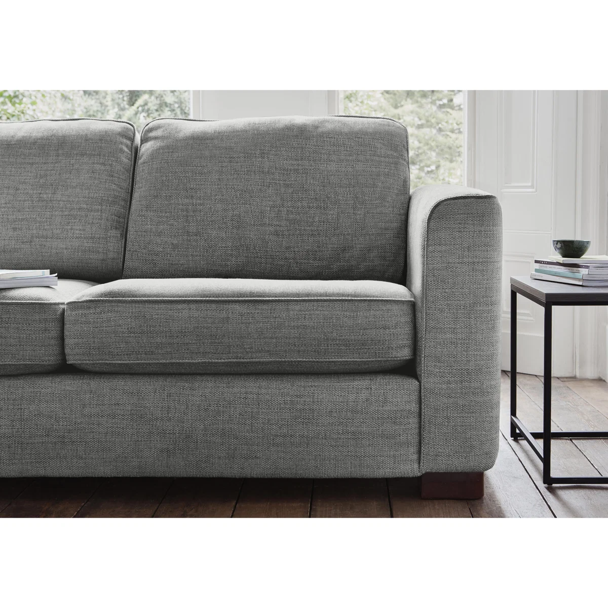 Elora 3 Seater Fabric Sofa - Cream – image 2