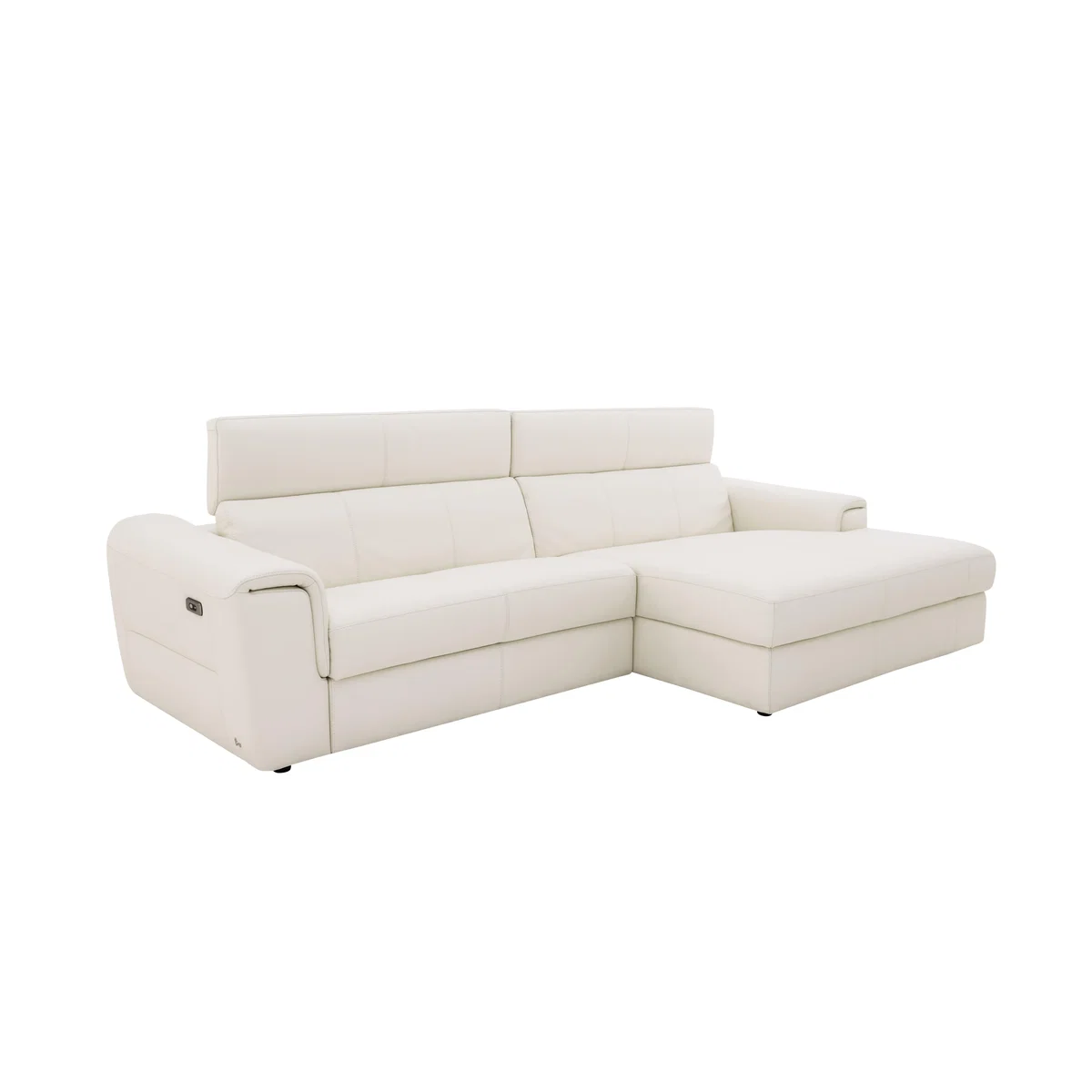 Nicoletti - Figaro Leather Recliner Chaise End Sofa – image 6
