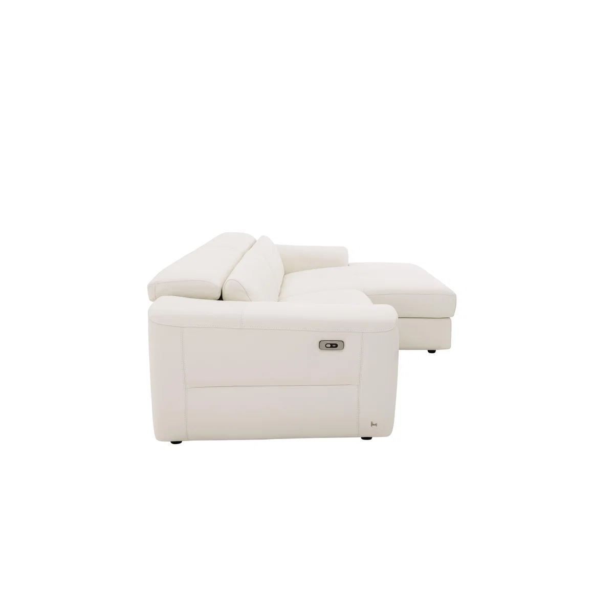 Nicoletti - Figaro Leather Recliner Chaise End Sofa – image 7