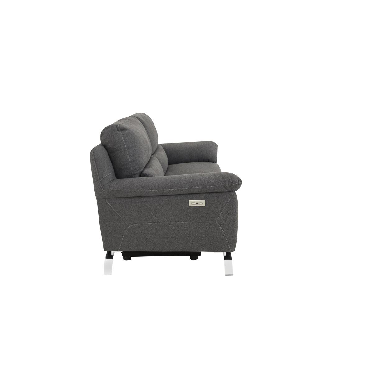 Apulia 3 Seater Fabric Power Recliner Sofa - By Furniture Village – image 7