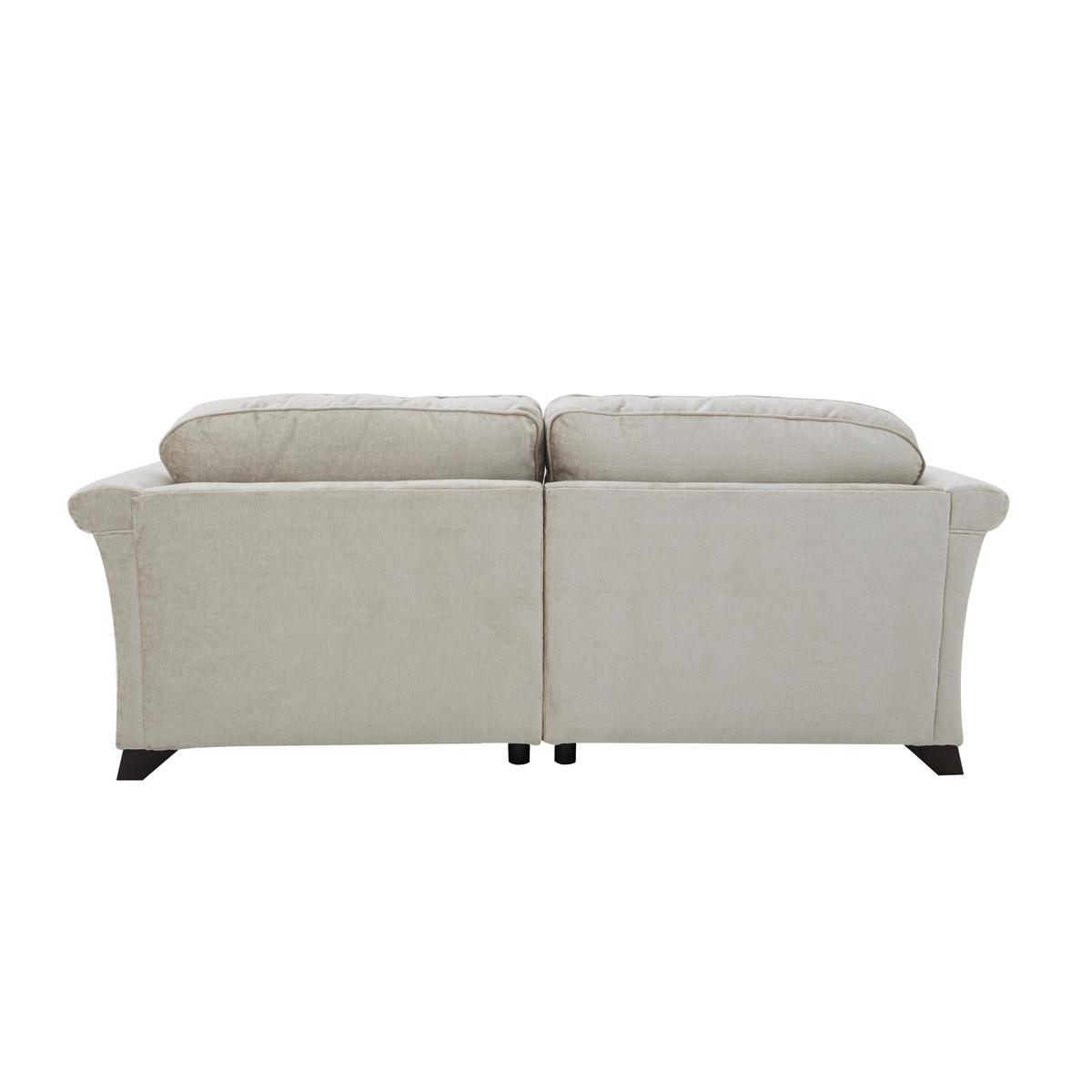 Holly 4 Seater Split Classic Back Fabric Sofa with studs - Beige - By Furniture Village – image 6