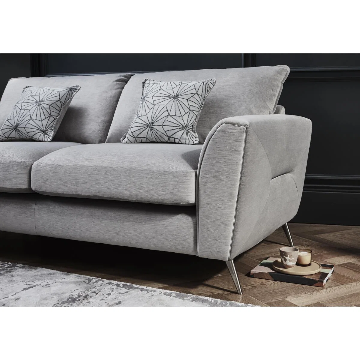 Gabriella 2 Seater Fabric Sofa - Mink – image 3