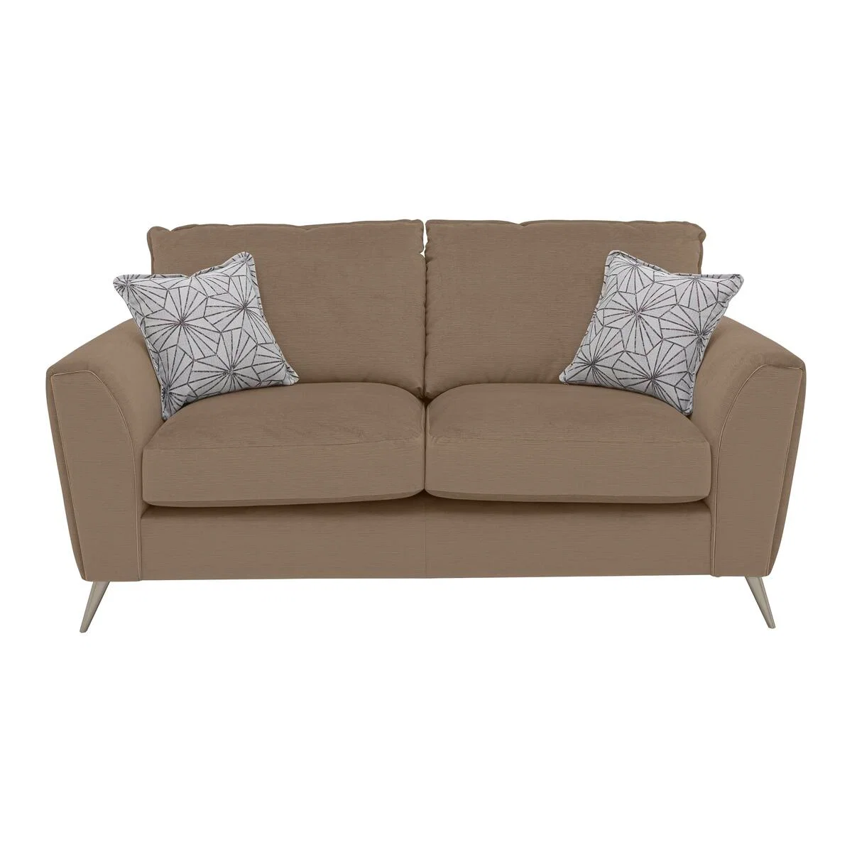 Gabriella 2 Seater Fabric Sofa - Mink – image 1