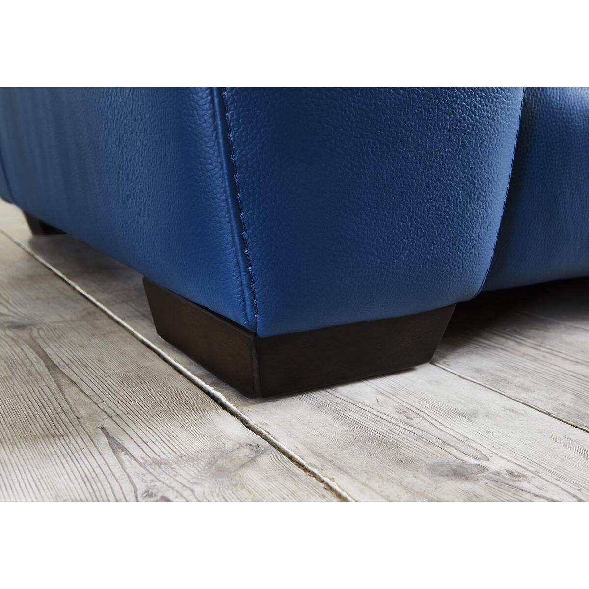 Starlight Express 2 Seater Leather Recliner Sofa with Power Headrests - Blue- World of Leather – image 7