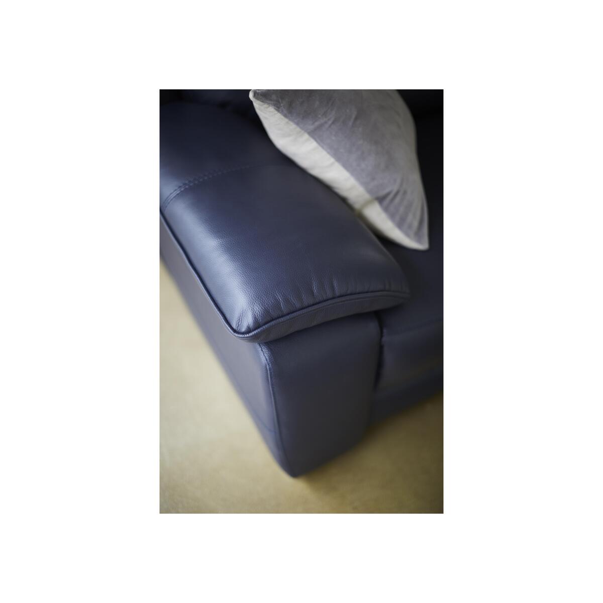 Starlight Express 2 Seater Leather Recliner Sofa with Power Headrests - Blue- World of Leather – image 9