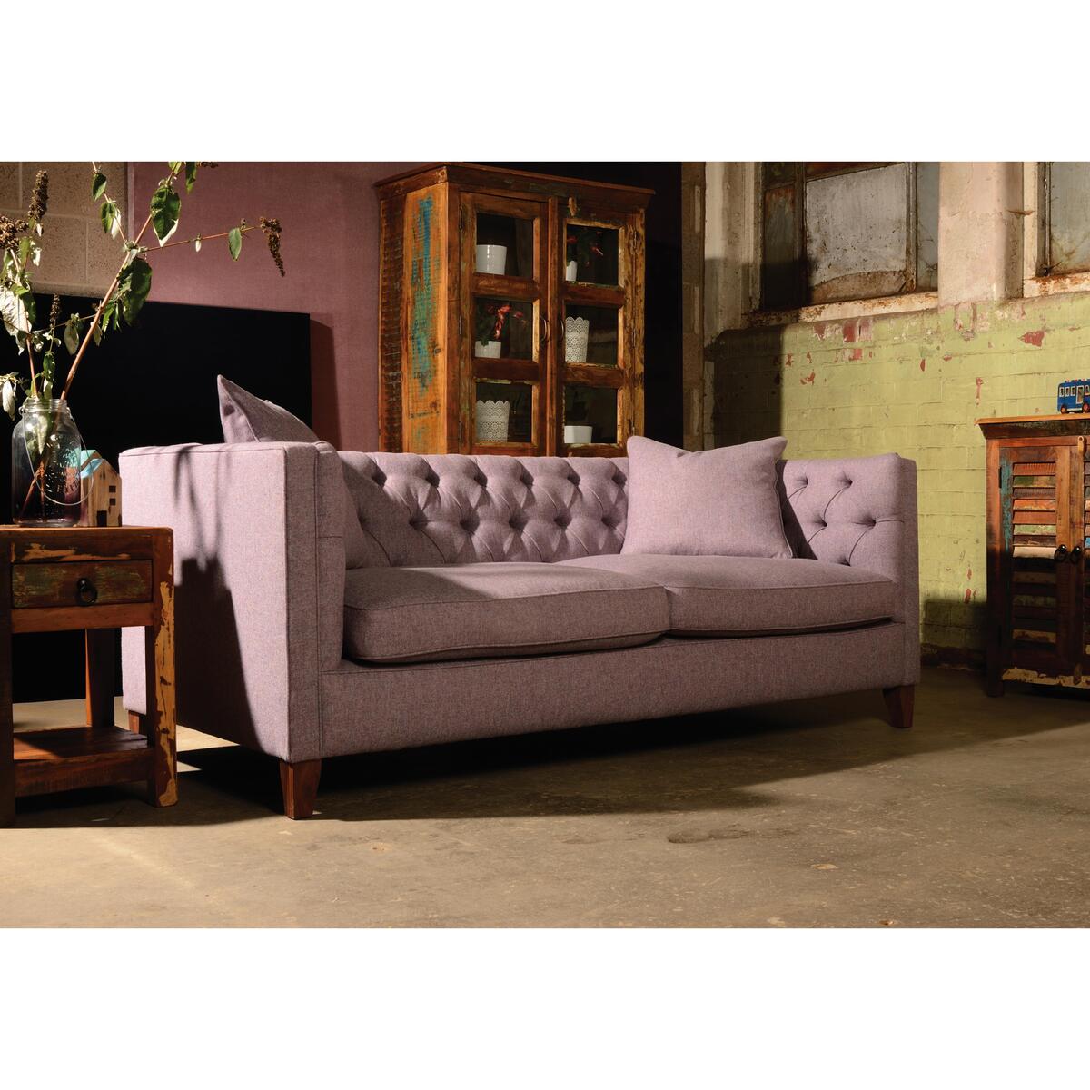 Tetrad - Battersea Large Fabric Sofa - Grey – image 2
