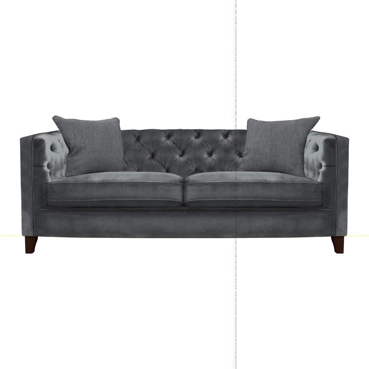 Tetrad - Battersea Large Fabric Sofa - Grey – image 1