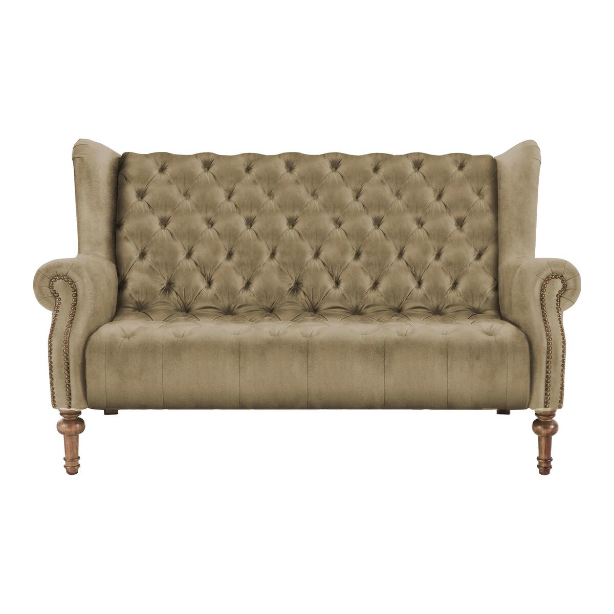 Alexander and James - New England Windham 2 Seater Fabric Sofa - Beige