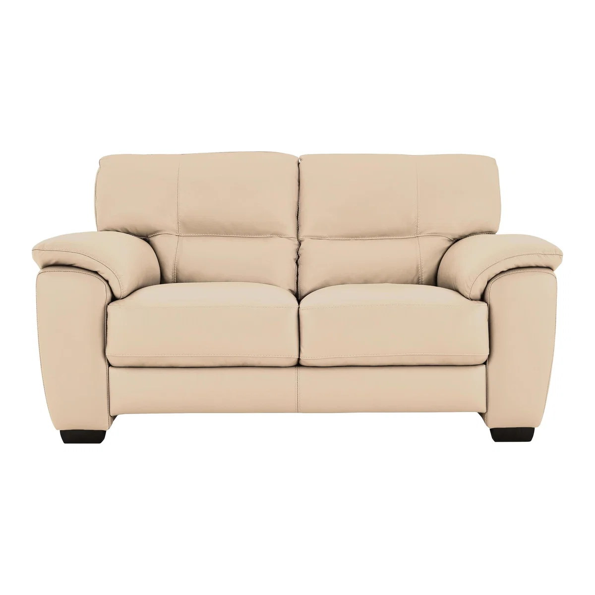 World of Leather - Shades 2 Seater Leather Sofa - Beige – image 1