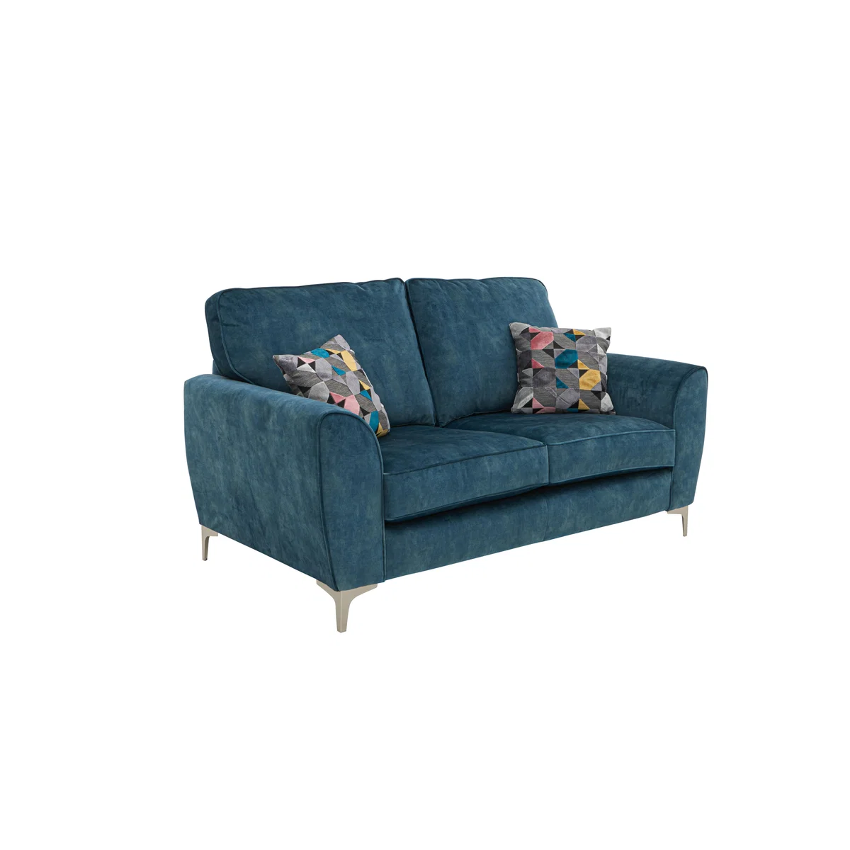 Isla 2 Seater Classic Back Fabric Sofa - Green – image 5