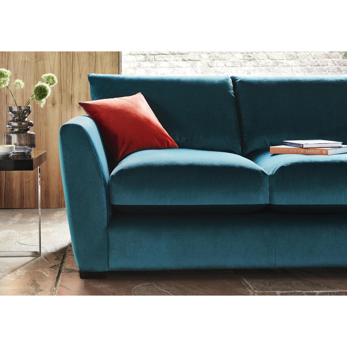 Icon 3 Seater Fabric Sofa - Teal – image 3