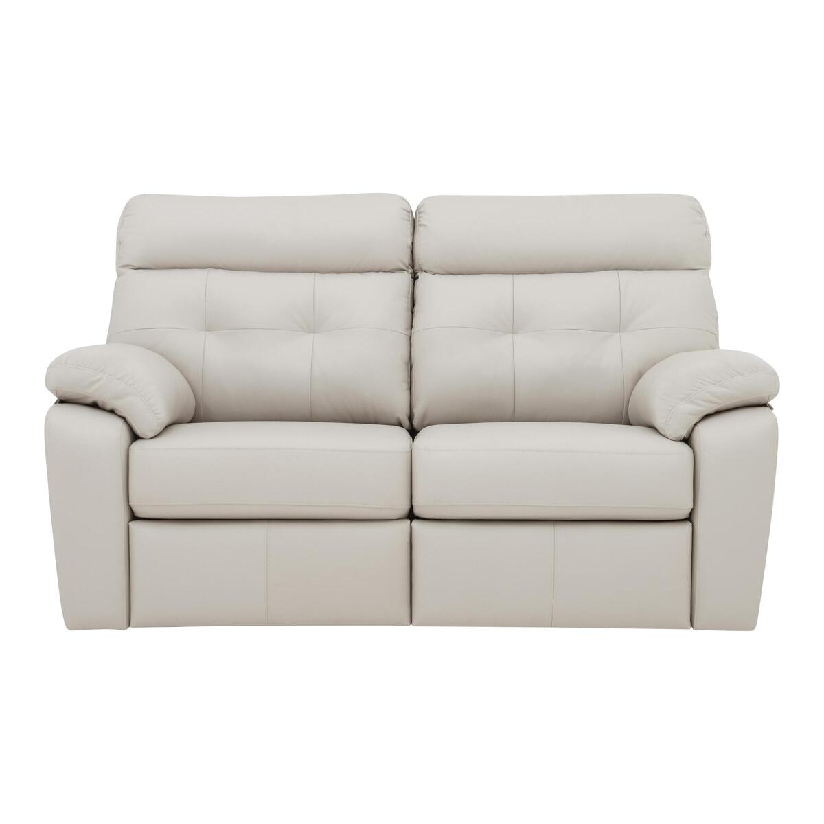 G Plan - Miller 2 Seater Leather Sofa - Grey