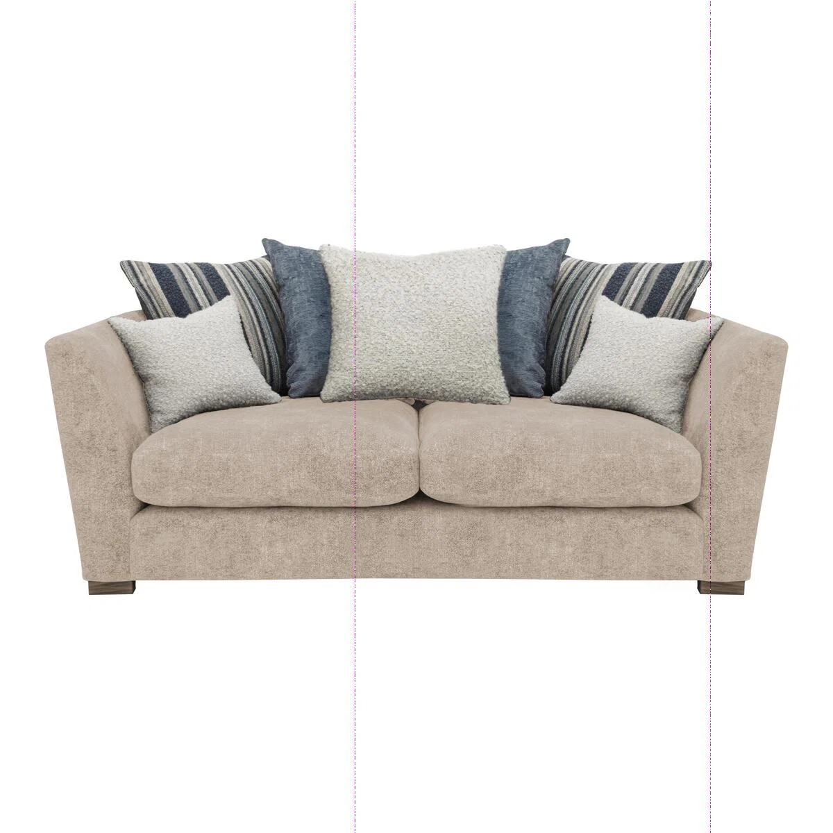 Nautical 3 Seater Scatter Back Sofa