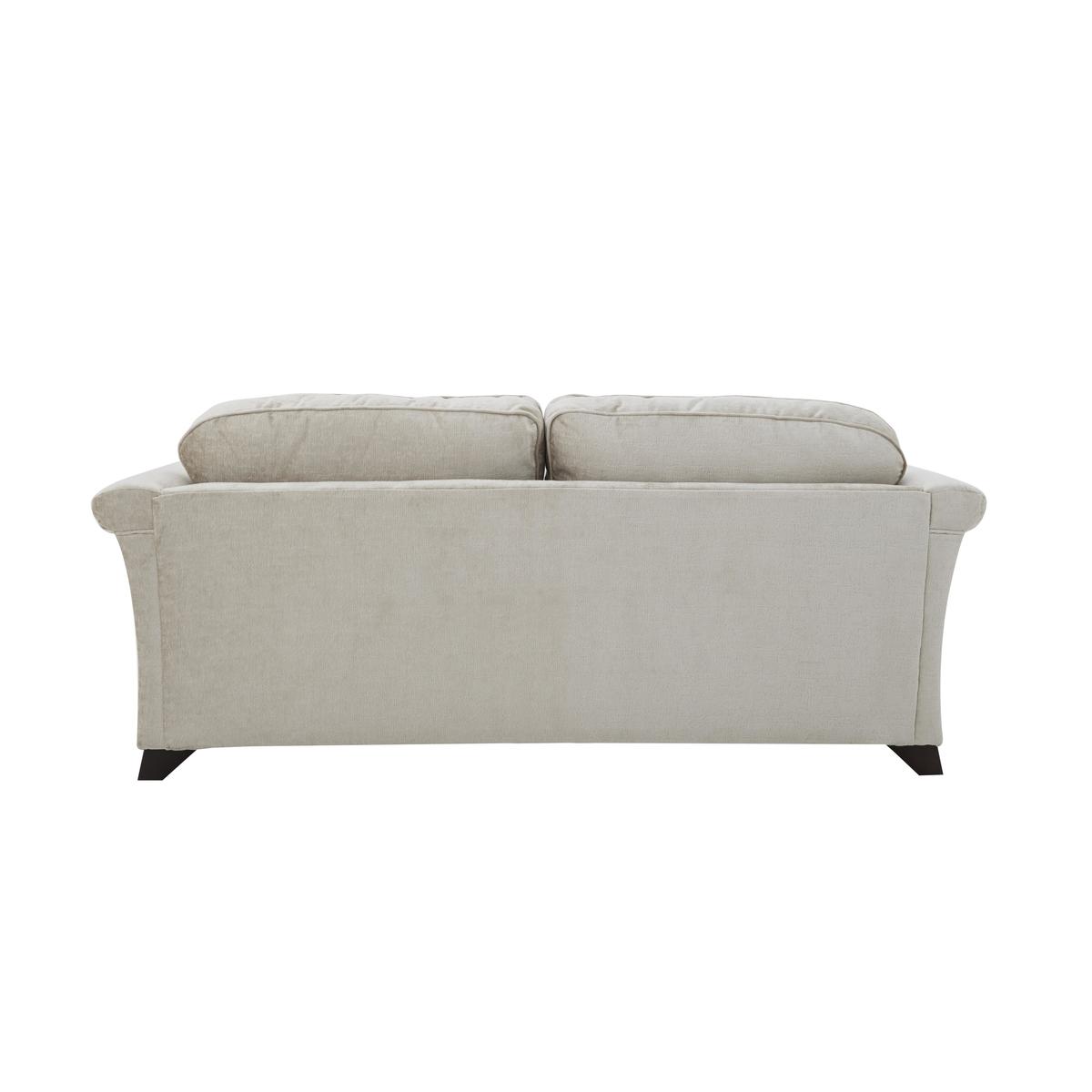 Holly 3 Seater Classic Back Fabric Sofa with studs - Cream - By Furniture Village – image 4