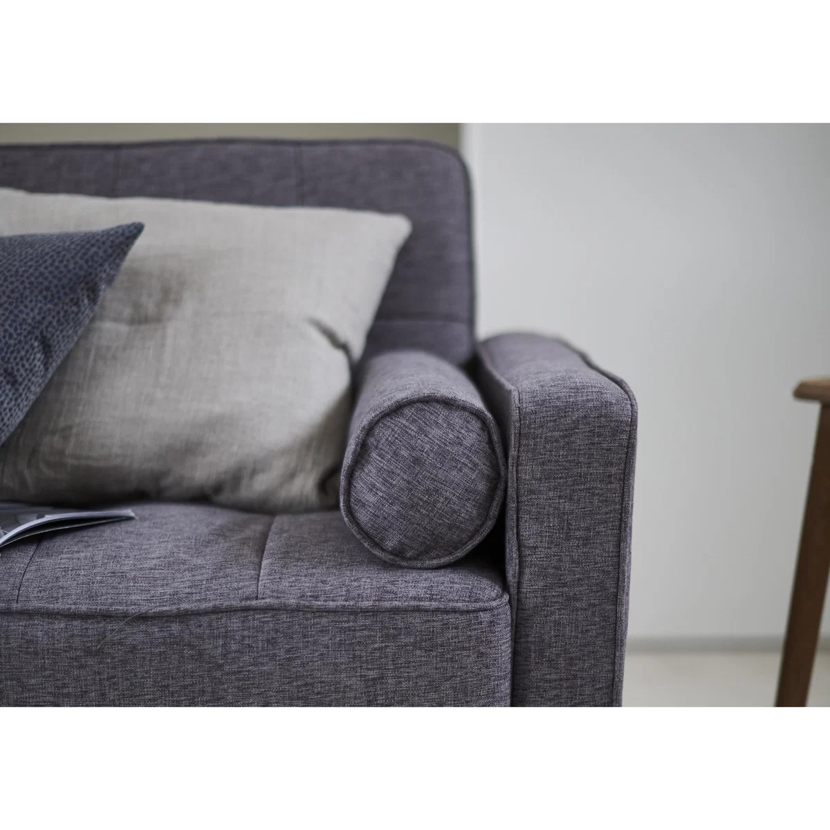 Newman Fabric Sofa Bed - Grey - By Furniture Village – image 5