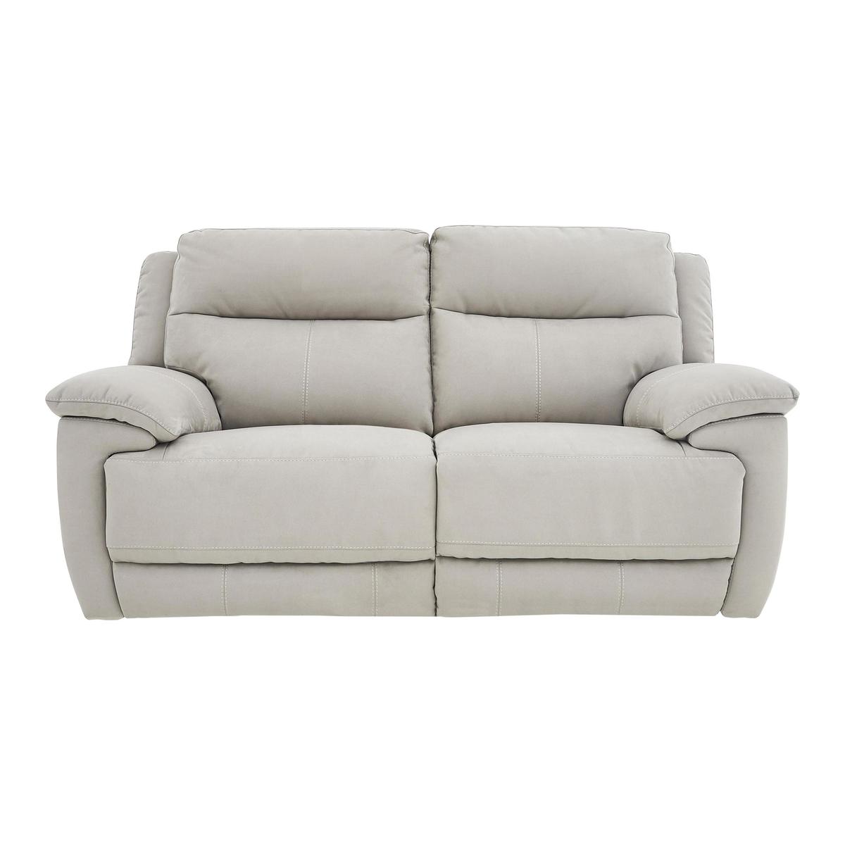Touch 2 Seater Fabric Manual Recliner Sofa - Grey - By Furniture Village – image 2