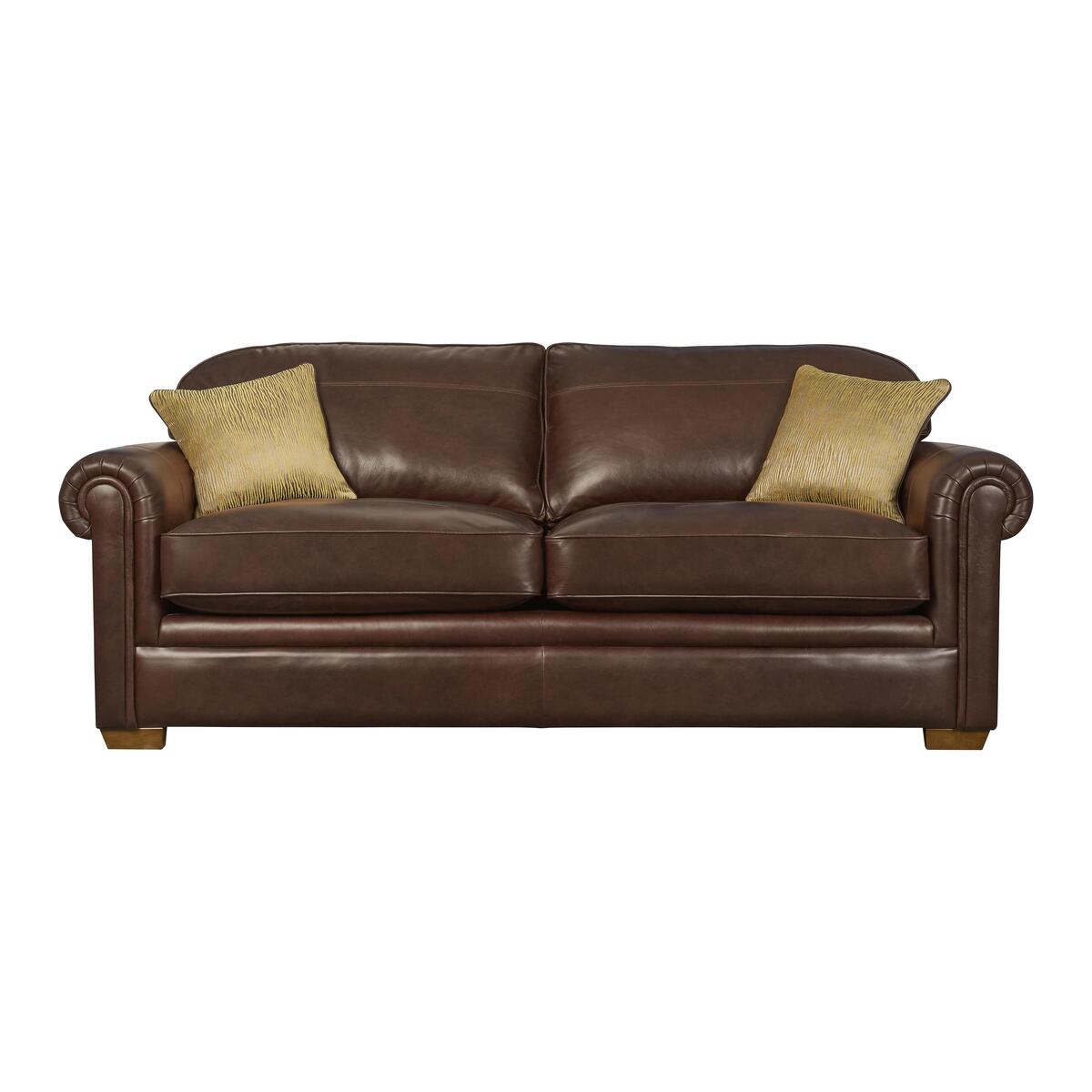 Parker Knoll - The Derwent Collection Eastmoor 4 Seater Leather Sofa – image 1