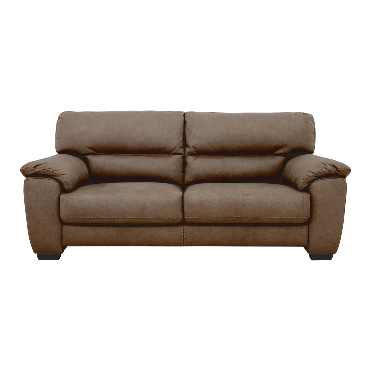 Shades 3 Seater Fabric Sofa - Beige - By Furniture Village – image 1