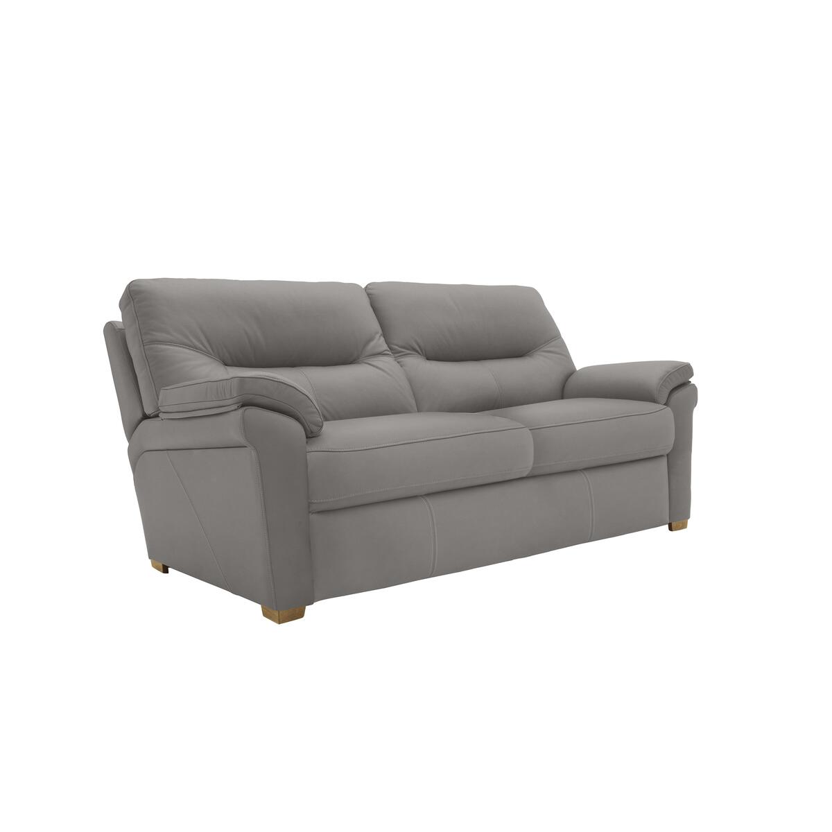 G Plan - Seattle 3 Seater Leather Sofa With Feet – image 3